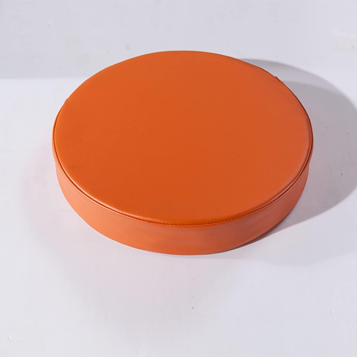 Round Chair Cushion Indoor Outdoor Heavy Duty Waterproof Seat Cushion Thick Memory Foam Chair Cushion Kitchen Dining Office Seat Cushion 16 Inch Orange