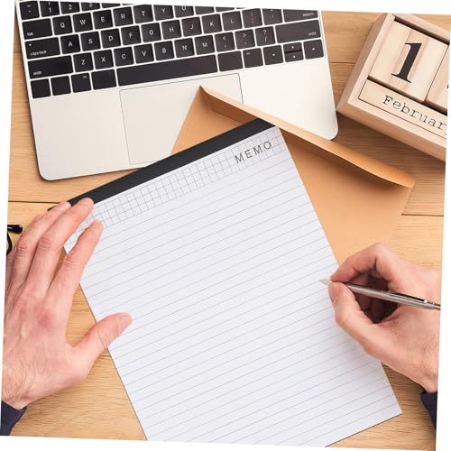 Bloc-notes A4 DOITOOL 25 feuilles détachables lot de 5 pour bureau