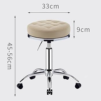 Amazon.co.jp: 回転スツールチェア高さ調節可能、ヘビーデューティ油圧