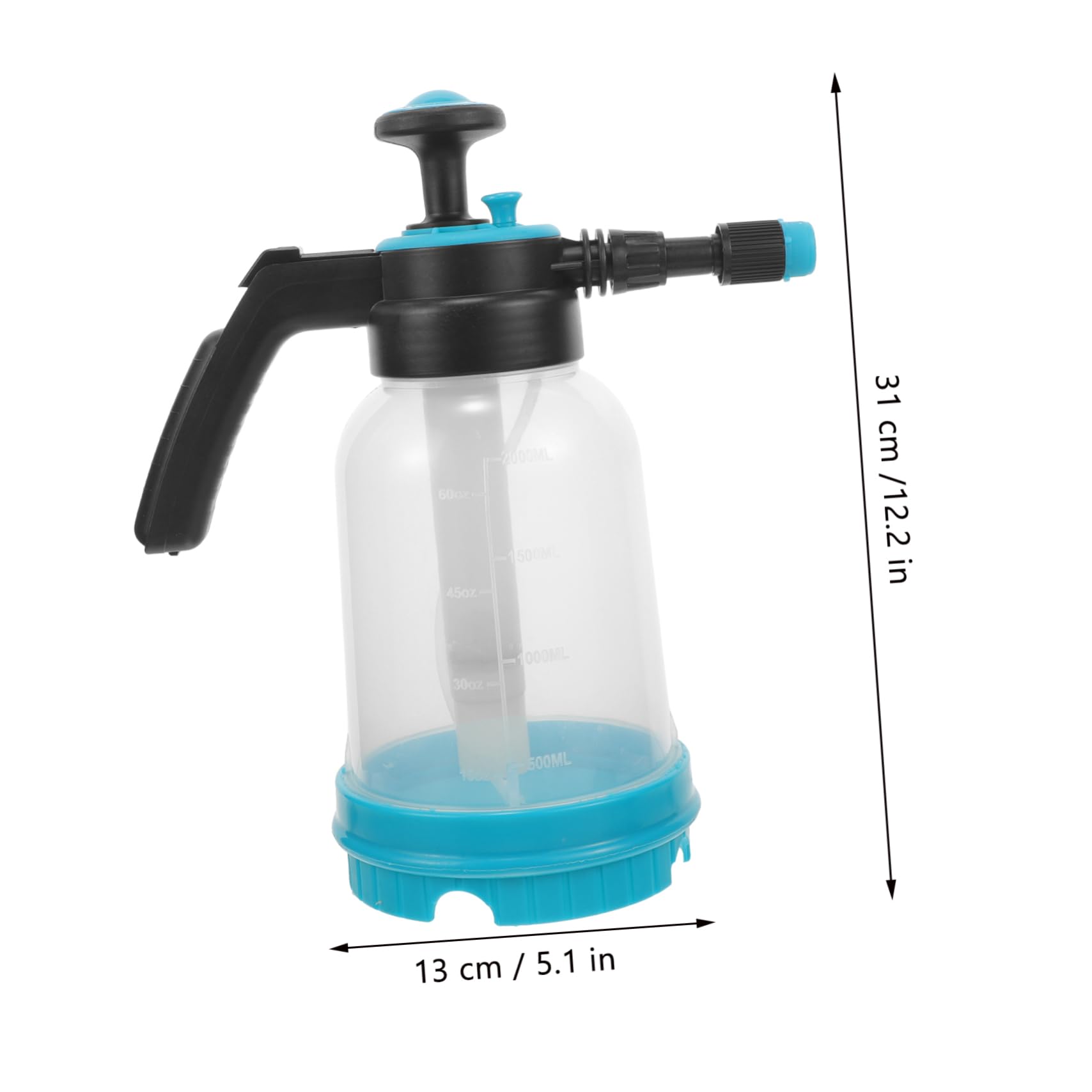ORFOFE Hochdruck Sprühflasche mit Große Kapazität Wassersprüher für Garten und Haushalt Feiner Nebel Wasserzerstäuber Robust und Vielseitig für Pflanzenbewässerung und
