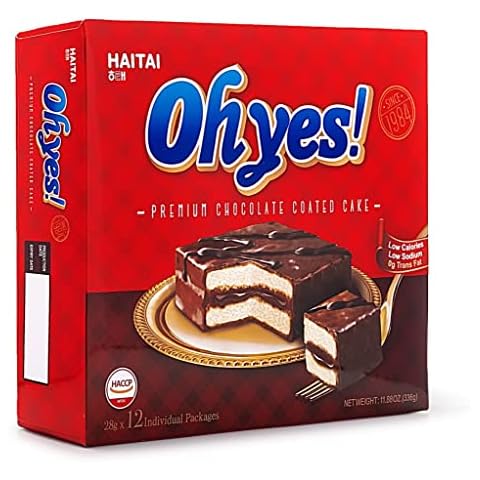 Haitai Oh Yes Chocolate Cake (Choco, 28gx12) Cover