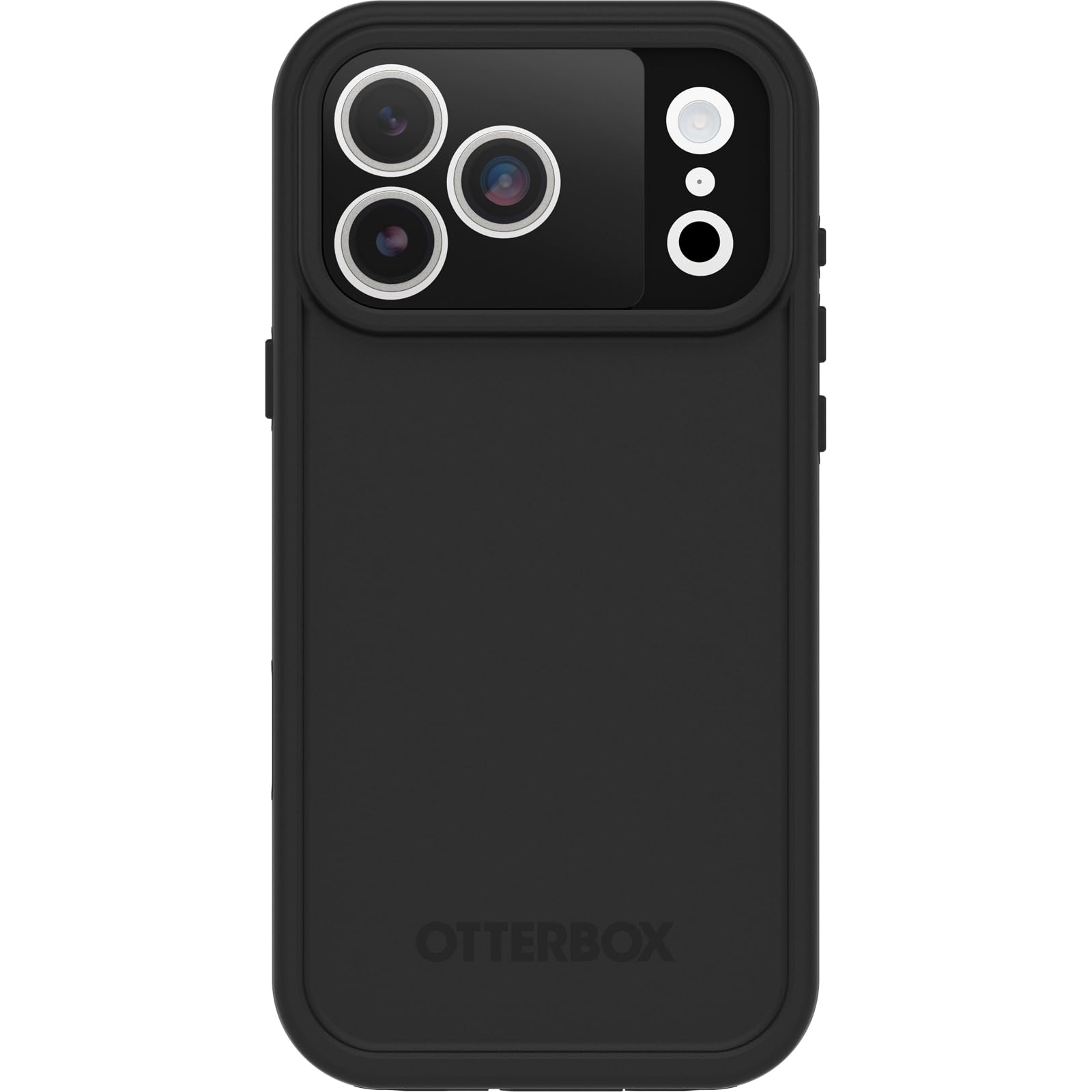 OtterBox Frē Series MagSafe Hülle für iPhone 17 Pro Max, Wasserdicht (IP68), stoßfest, schmutzabweisend, Hülle mit integriertem Displayschutz, 5X getestet nach Militärstandard, Schwarz