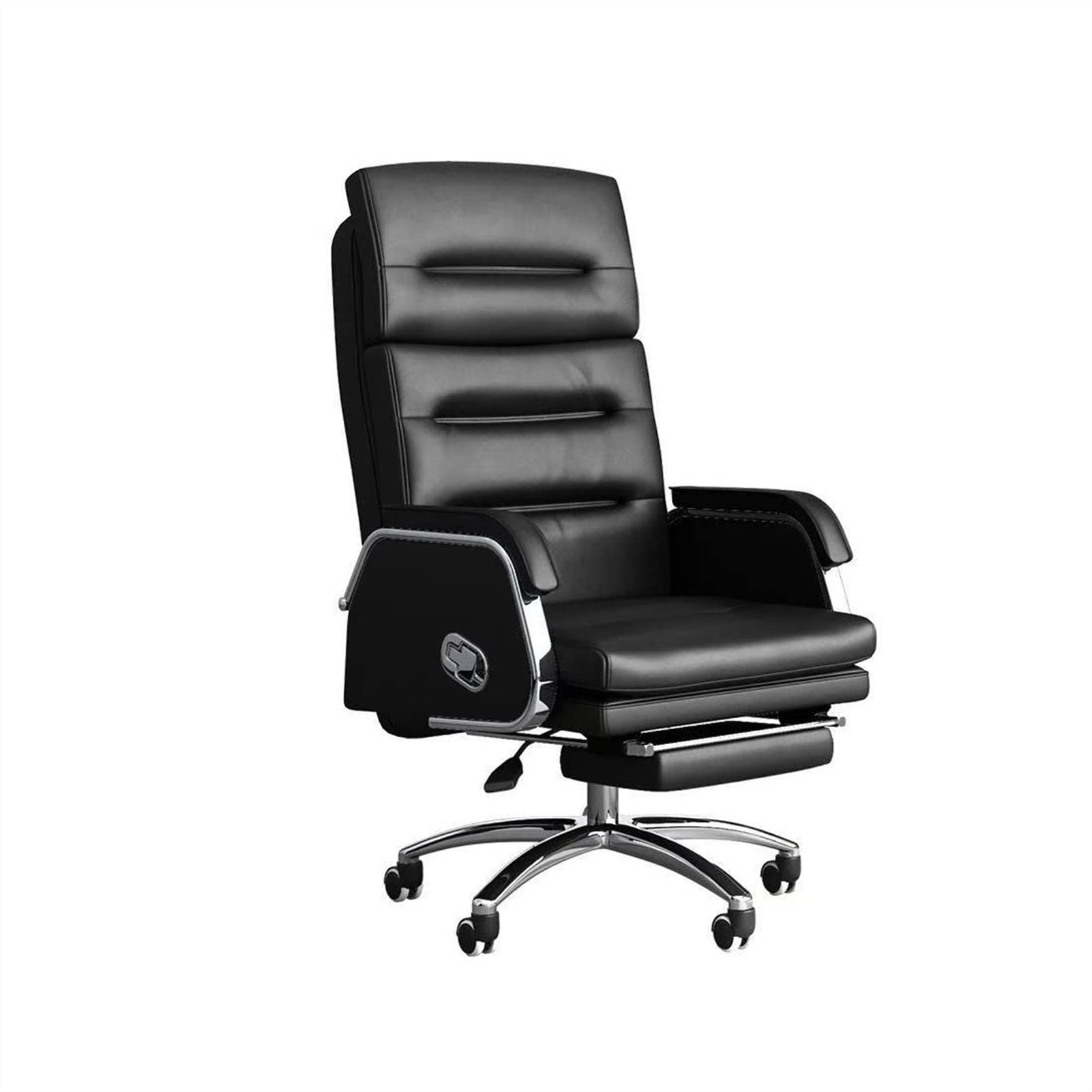 iumLeap Home Office Desk Chairs Boss Chair Computer Gaming Chairs Managerial Executive Chairs Height-Adjustable Cowhide Swivel Chair
