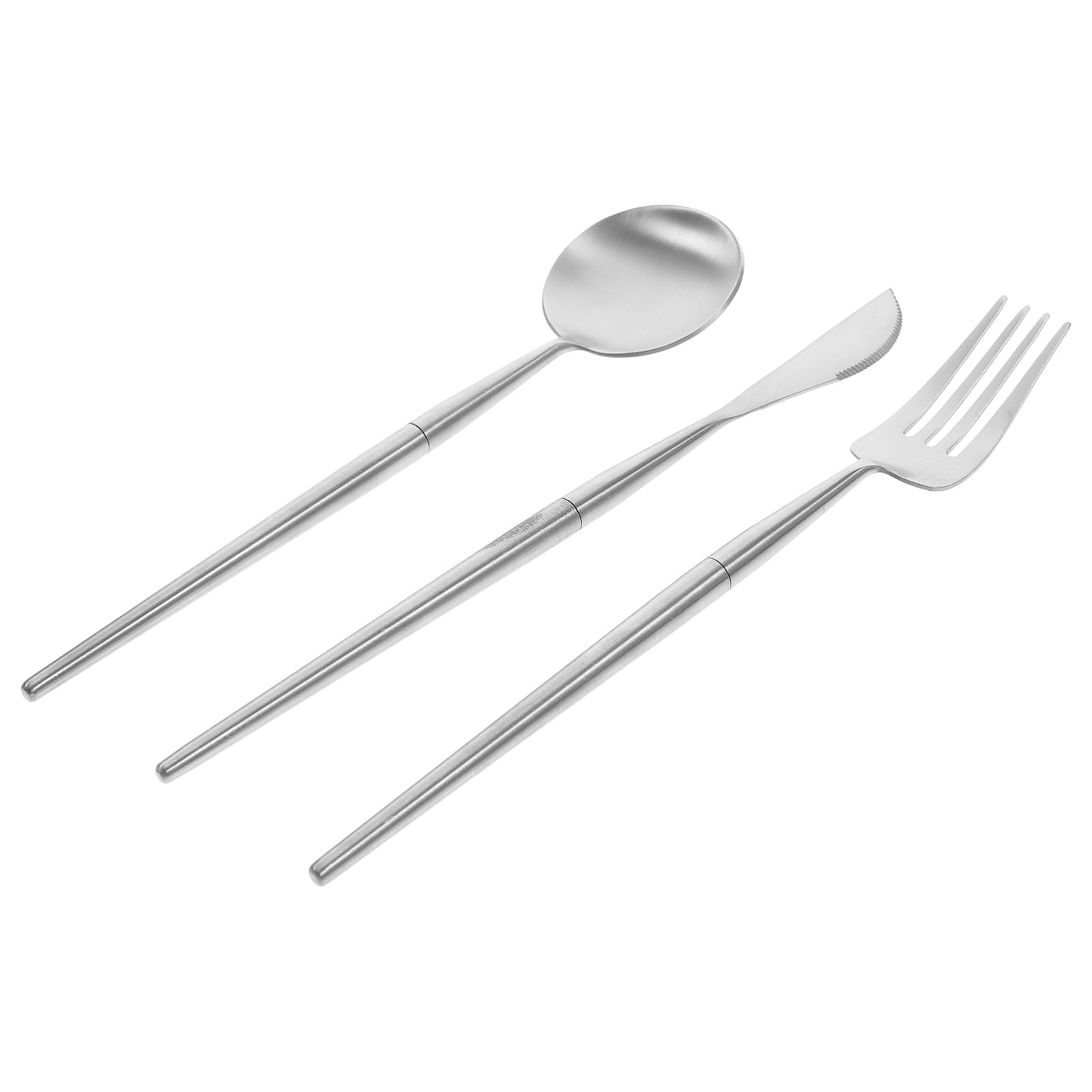 Taschenbesteck Satz 1 Satz Edelstahl Silber, Abnehmbar