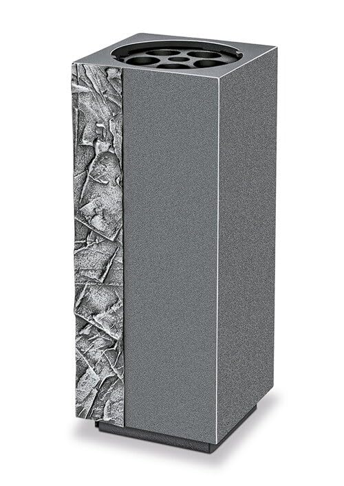 Vase funéraire moderne en aluminium de différentes couleurs pour fleurir la tombe