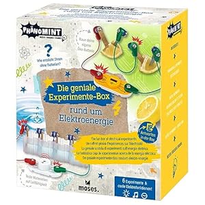 moses. PhänoMINT – Caja de experimentos de energía eléctrica para niños, Kit de construcción de Circuito eléctrico, Juguete Educativo a Partir de 8 años, tamaño Mediano