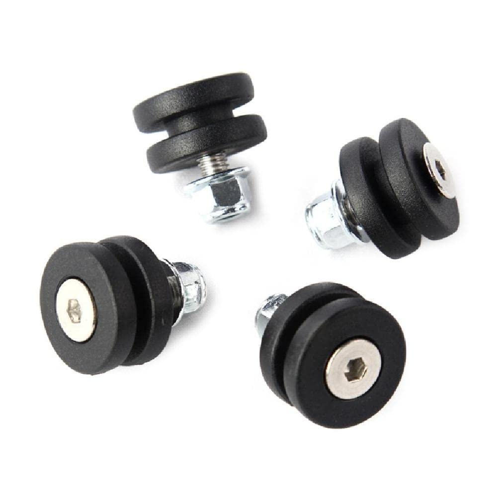 4-tlg. Motorrad-Hecktasche Zubehör - Verschleißfeste Buchsenpolster & Abstandshalter, Geräuscharm