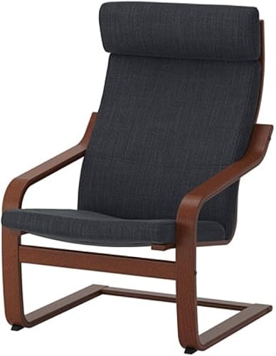 IKEA Poang Sillón Medio Marrón Hillared Antracita 291.977.89