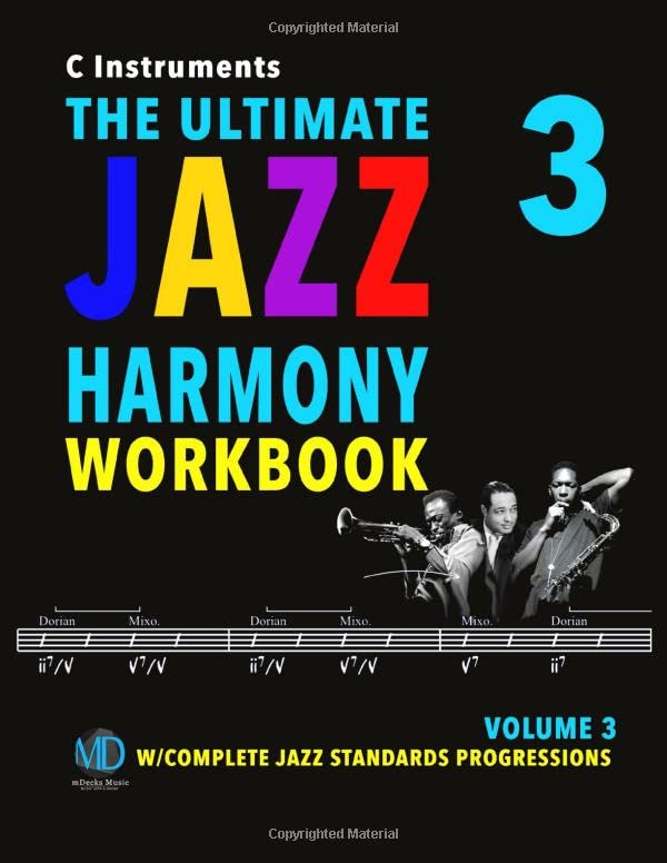 Jazz Harmony Workbook Vol 3 C Instruments ouvrage de référence pour l'étude supérieure