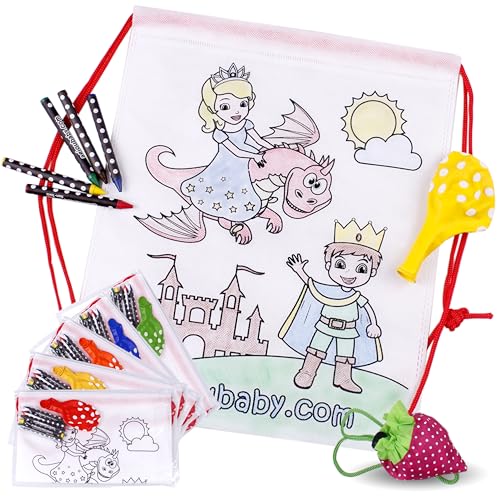Mochilas para colorear en cumpleaños infantiles un recuerdo creativo y util