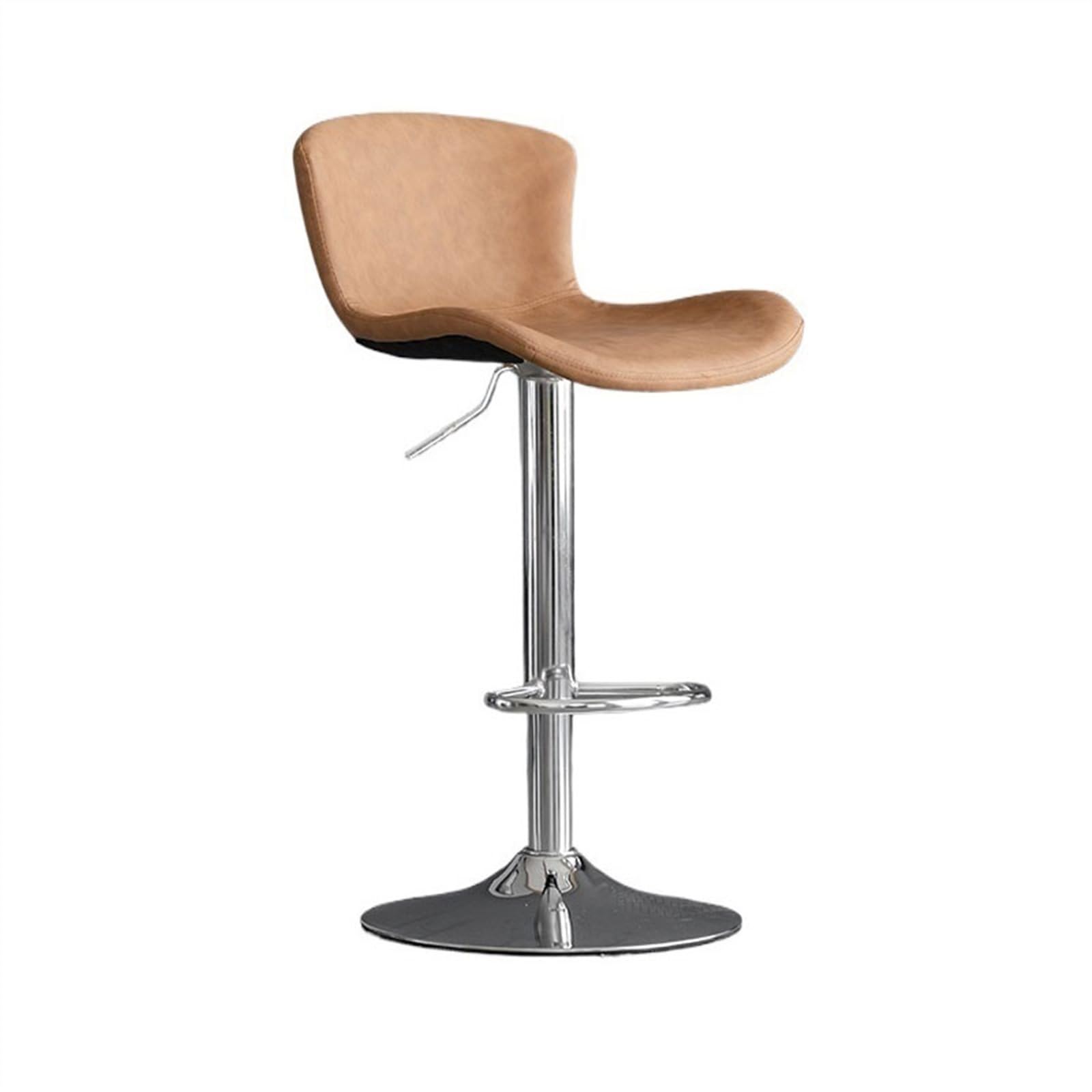 Eines A Home Bar Furniture Fashion Simple Bar Stool Modern Household High Stool Light Luxury Backrest Liftable Bar Chair 60-80Cm Iron Swivel Chair Counter Barstool(A)