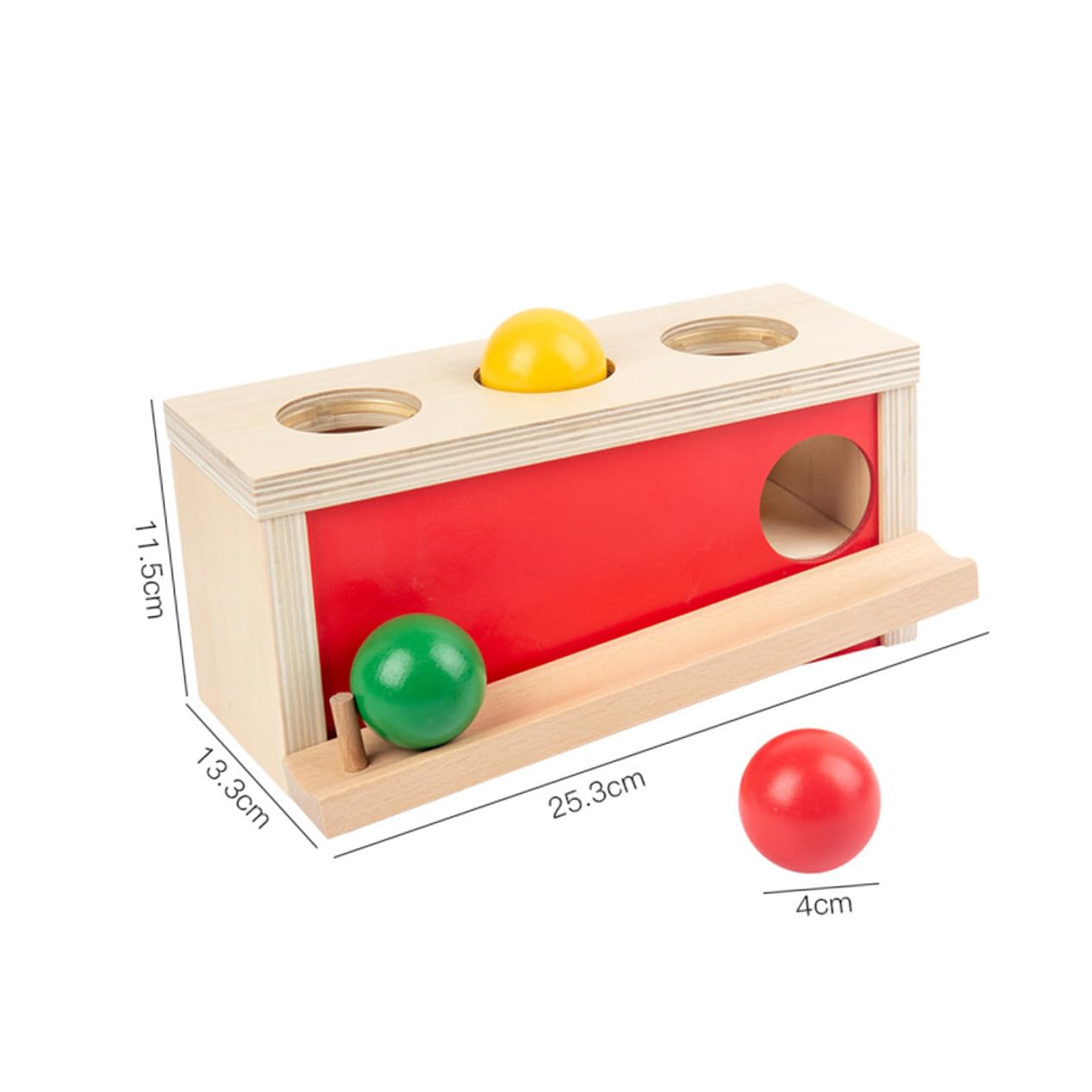 Juguete Educativo de Madera para Decoracion Colegio Coordinación Mano-Ojo y Desarrollo de Fuerza en Brazos Adecuado para Educación Infantil y Preescolar