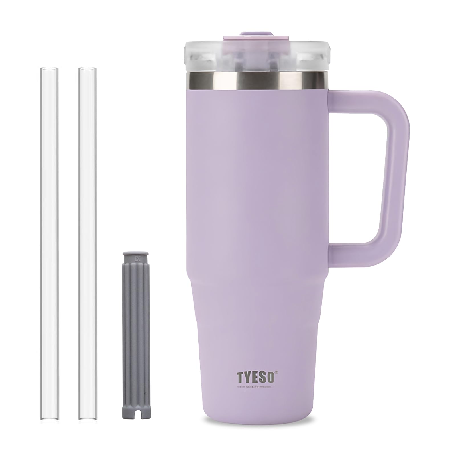 Klaraber Coffee Cup Travel Mug with Handle, 30oz Tumbler with Lockable Lid