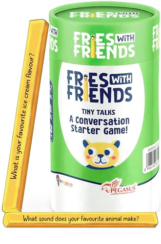 Image of Popcorn Stick Game for Kids, Teens, and Adults, Fun Questions & Conversation Starter Party Games, Fries with Friends (Tiny Talks )120 Double-Sided Ice Breaker Sticks Play for Age 4, 5, 6, 7
