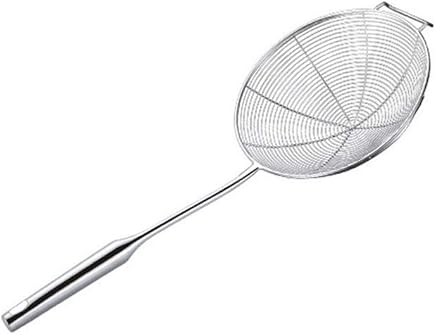 Spaghetti Noodles and Frying in Kitchen 4.7 Inch Diameter Vonty Stainless Steel Spider Strainer Skimmer Ladle for Pasta