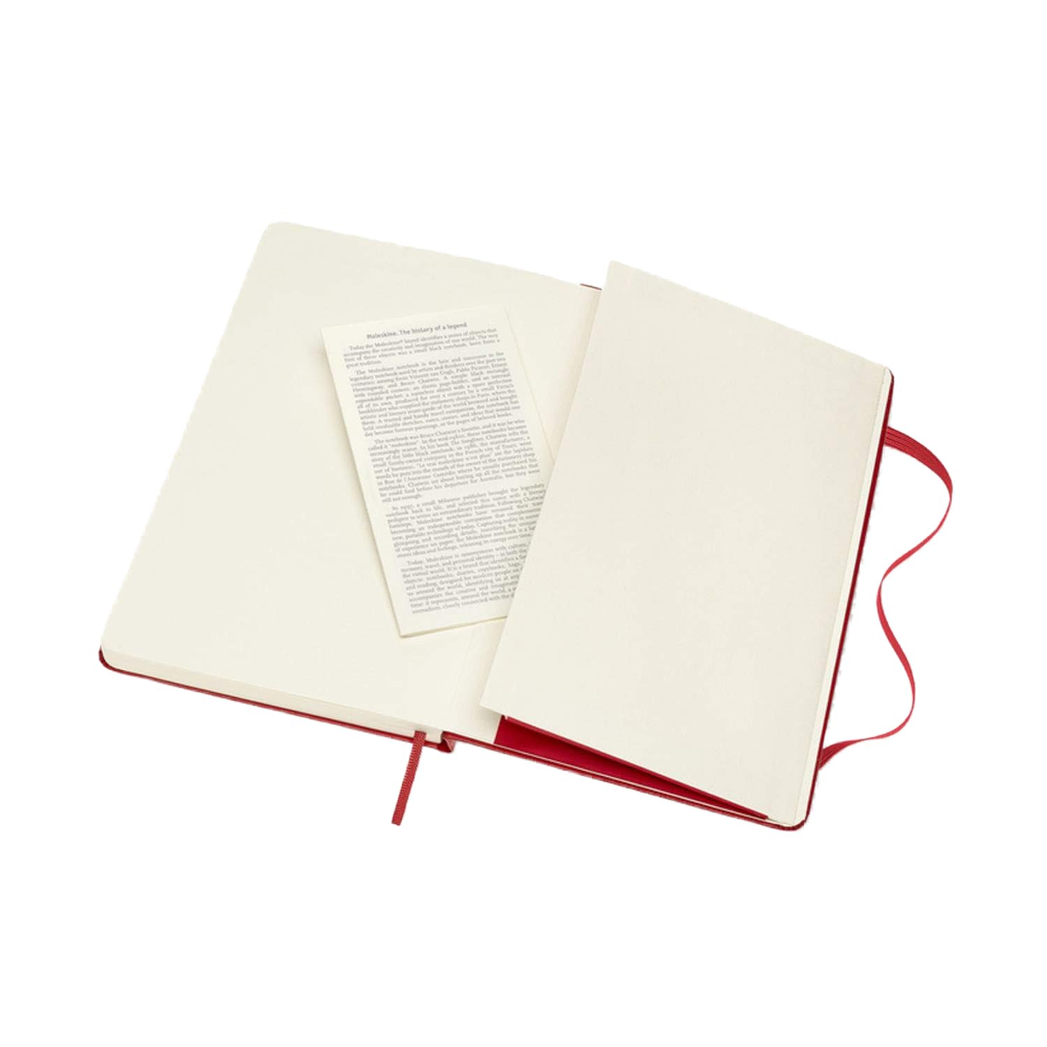 Moleskine Classic Hard Cover Notebook, 5" x 8-1/4", Ruled, 240 Pages, Red      Unknown Binding