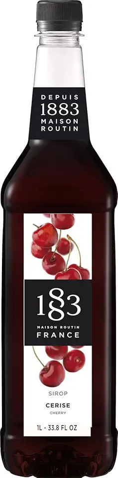 1883 Xarope De Cereja 1 Litro Pet Vermelho Intenso