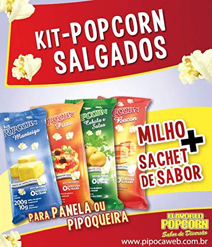 Tempero Para Pipoca Popcorn Pizza 100G