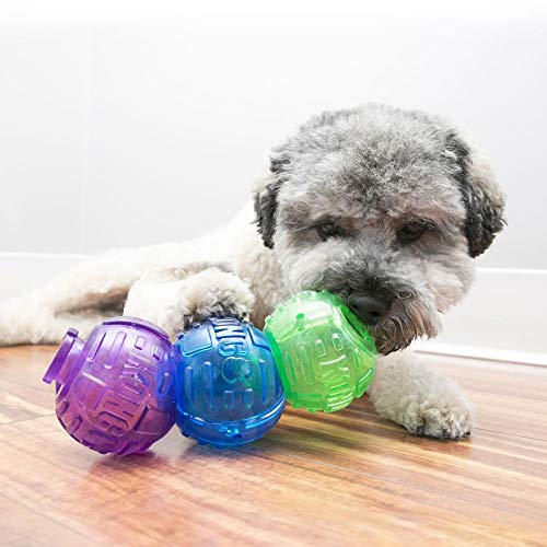 Brinquedo Kong Lock-It Recheavel Para Cães com 3 bolas Tamanho:P