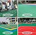 CXKJP 30.5cm Modular Interlocking Floor Tiles, Indoor Outdoor Weatherproof Sports Floors, for Basketball Court Tennis Court Kindergarten (Color : Green, Size : 10PCS)