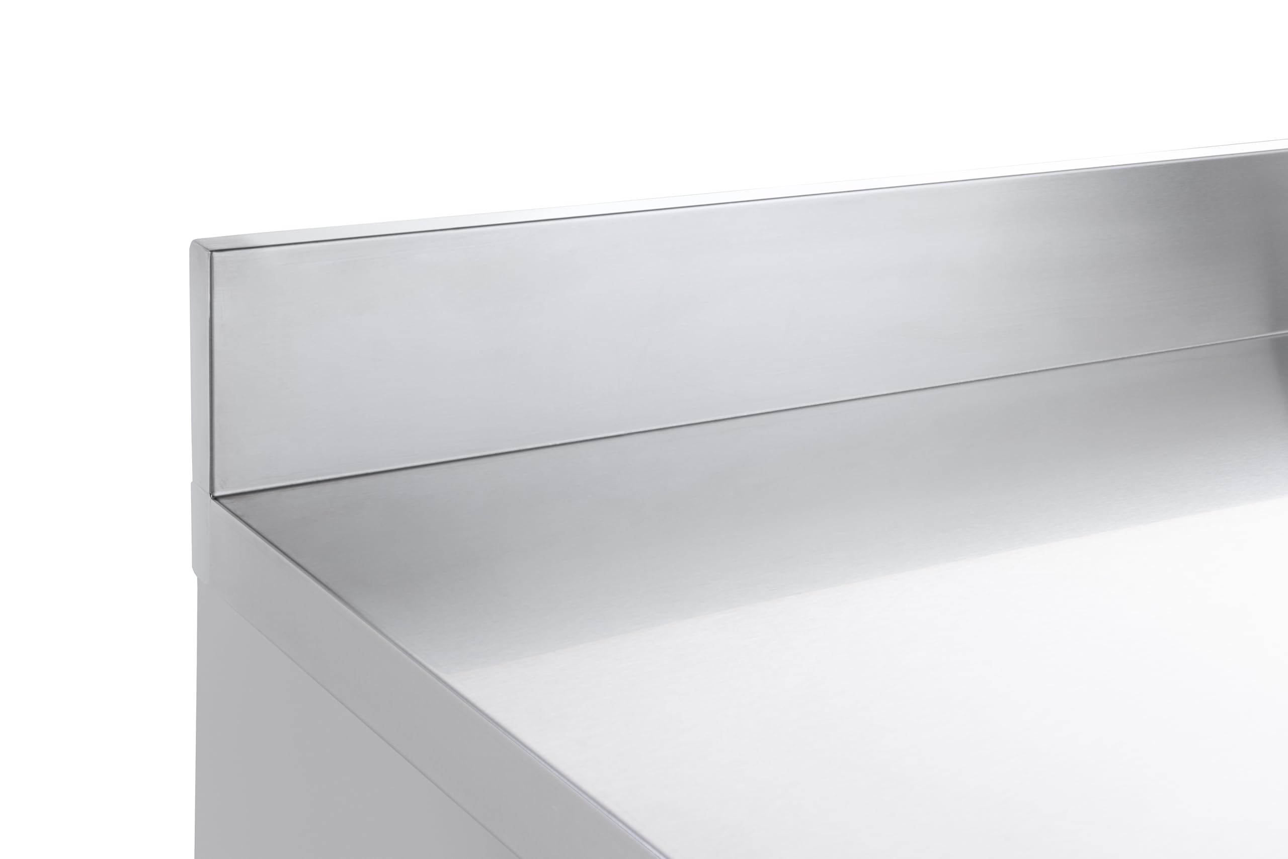 METRO Professional Tavolo refrigerato GCC21002D-BS, acciaio inox, 136 x 70 x 85 cm, 135 L, raffreddamento ad aria, argento