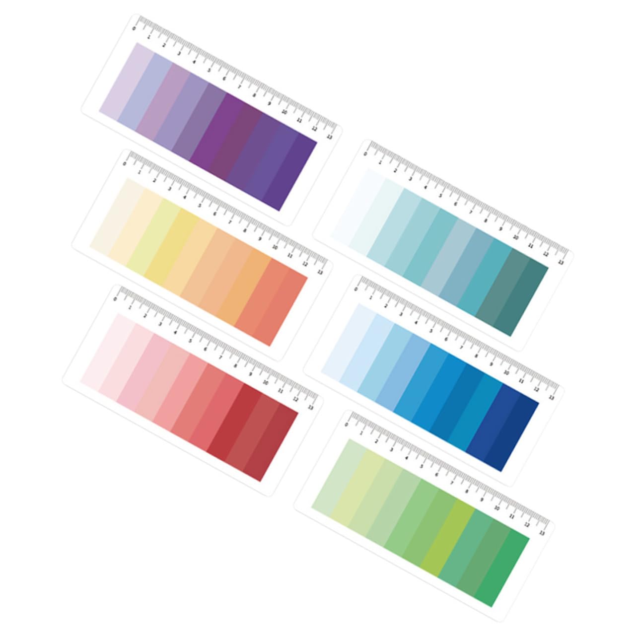 12 Set Linguette Adesive Colorate per Libri Indicatori Riposizionabili e Scrivibili per Studio e Ufficio Foglietti per Organizzazione