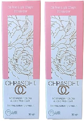 M-TECH CERASOFT MOISTURIZER FOR OILY & ACNE PRONE SKIN(PACK OF 2) 60 GM
