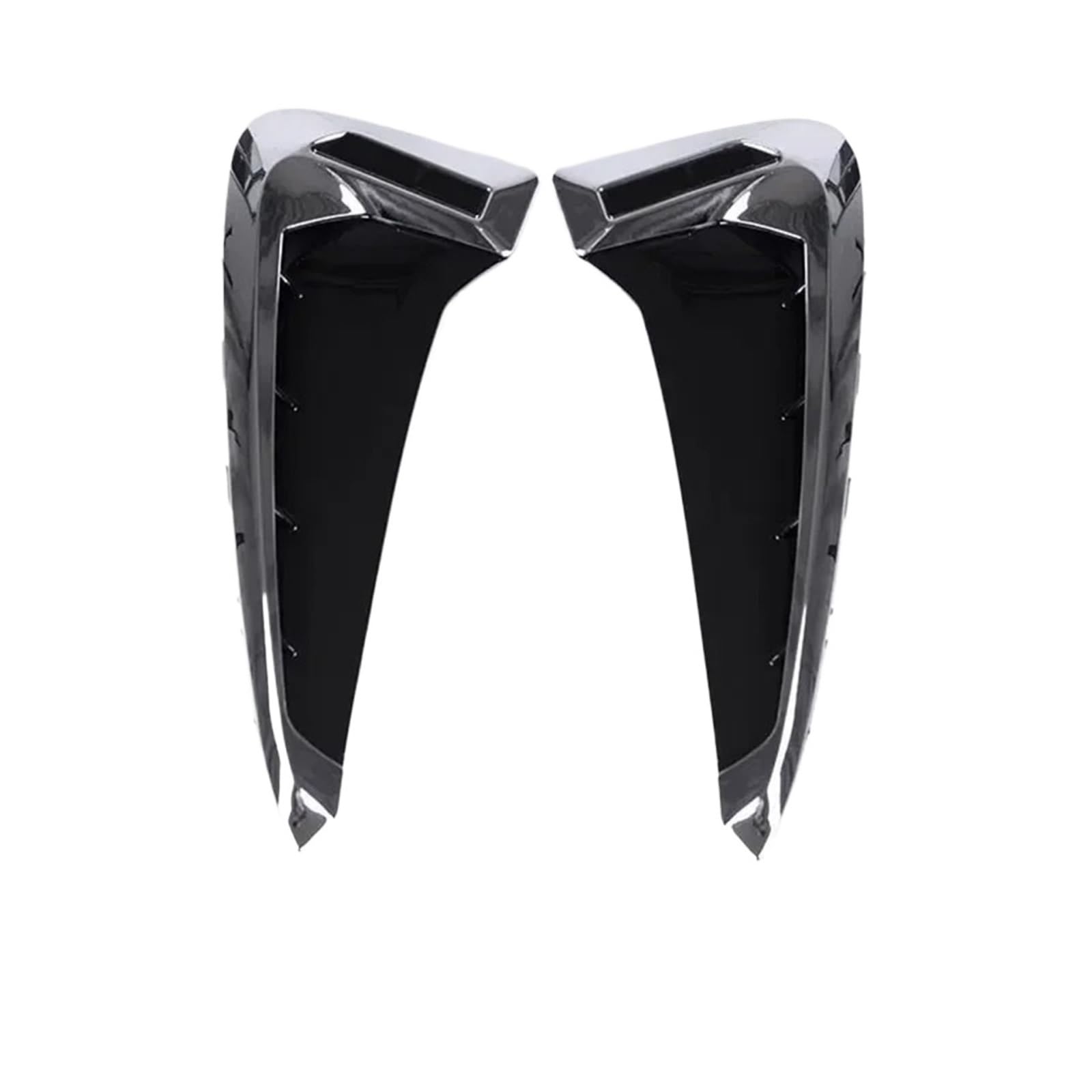 Car Side Wing Trim Fit for BMW F15 X5M F85 2014-2018 Car Shark Gills Side Fender Vent Stickers(Silver Logo)