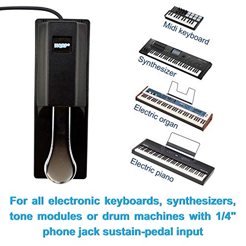 image for HQRP Sustain Pedal compatible with Casio CTK-2090 CTK-2400 CTK-4200 CT