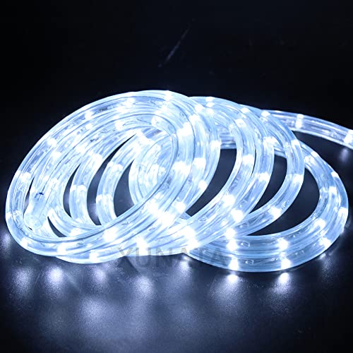 Wisada 220V Ruban LED , Led chambre Blanc chaud Bandeau Led Lumiere LED 10M Exterieur Bande avec prise EU pas besoin de transformateur (1m, Blanc) Cover