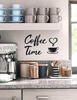 Coffee Time Ahşap Modern Kahve Mutfak Dekoru