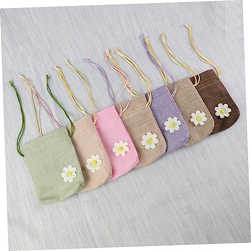 minkissy 12 bolsas de lino con cierre para lavanda miniatura 4