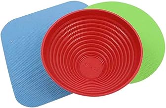 U-Vathing 3Pcs Jar Gripper Pads, Multifunctional Jar Gripper Pad Jar Opener Grippers Kitchen Coaster, Rubber Jar Grippers Multi-function Jar Opener for Seniors with Arthritis Weak Hands Kitchen Coasters