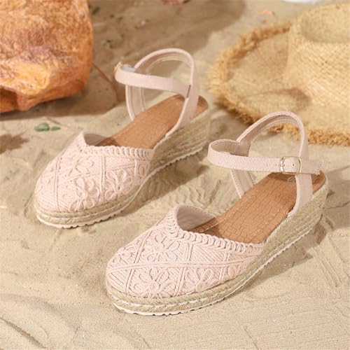 Sandales d'été confortables fermées à l'avant style vintage - 7