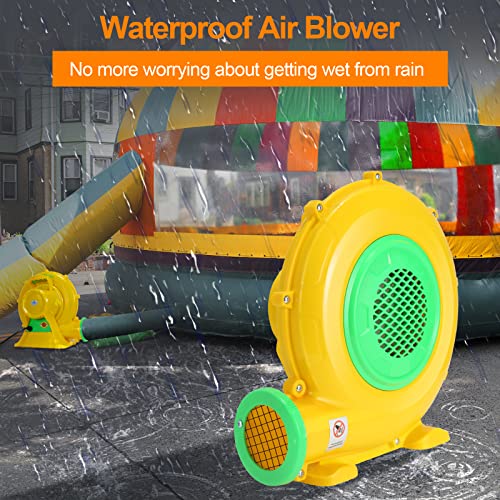 Bounce House Blower, 550W/0.73HP Commercial Air Blower with Double-Sided Fan Blade Design, Strong Wind and Great Heat Dissipation Properties for Bouncy Castle, Jump Slides, Arch, Inflatables by ZAFIED - Image 6