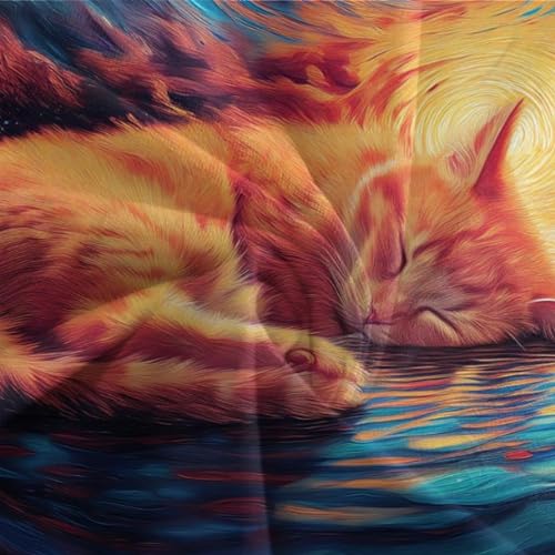 Housse de couette chat 3D pour créer un cocon doux dans une chambre d'ado