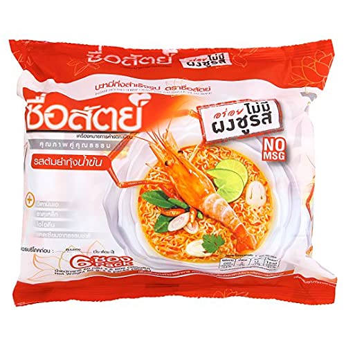 Sue Sat, Instant Noodles, Shrimp Creamy Tom Yum Flavour, 360 g. [Pack of 1 piece]