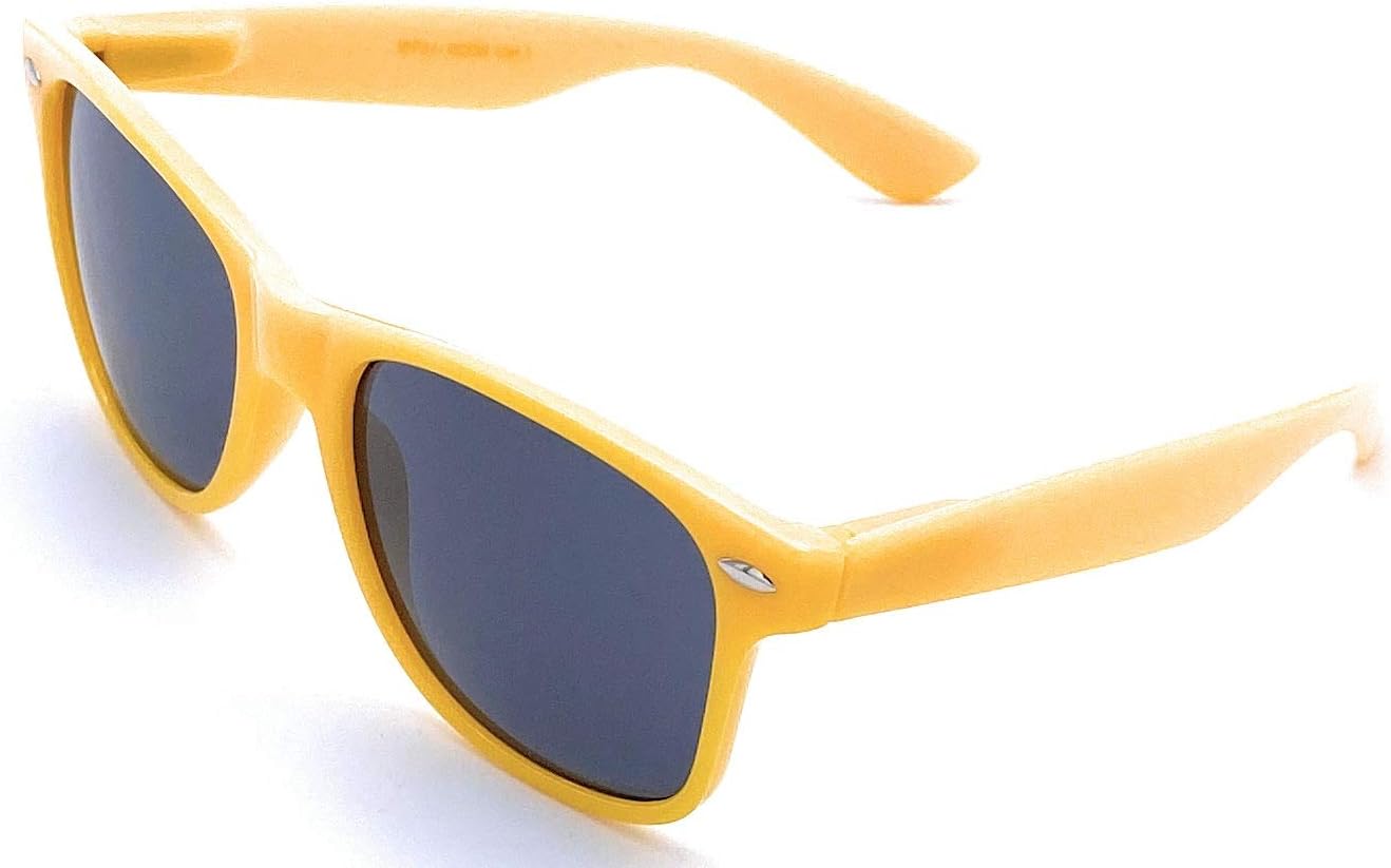 WebDeals Retro - Classic 80s Style Sunglasses Vintage Rectangle
