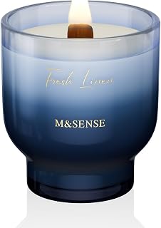 M&SENSE 焚き火の音がするキャンドル アロマキャンドル 木芯 270g 55時間 パチパチ音 ろうそく ロウソク アロマ 癒しグッズ プレゼント 女性 人気 リラックス ギフト ホワイトデー バレンタイン 母の日