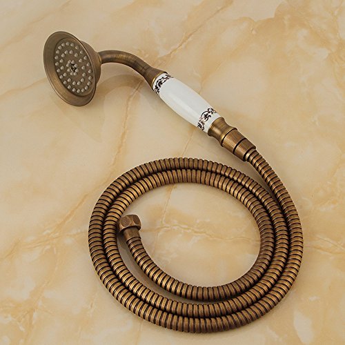 HJ. Luxus warme und kalte kontinentale antiken Dusche warm/ kalt Wasserhahn Kupfer Wand Duscharmaturen-3