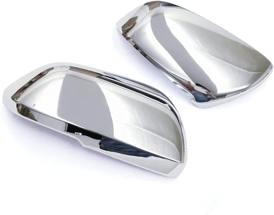 HIGH FLYING Rear View Side Door Mirror Cover Cap Decoration Trim ABS Chrome 2pcs for Volkswagen Atlas 2018 2019 2020 2021 2022 2023 2024 2025 2026