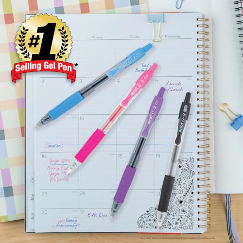 PILOT G2 Premium Gel Pens, Bold Point 1.0mm, Blue Ink, 4-Pack - image 7
