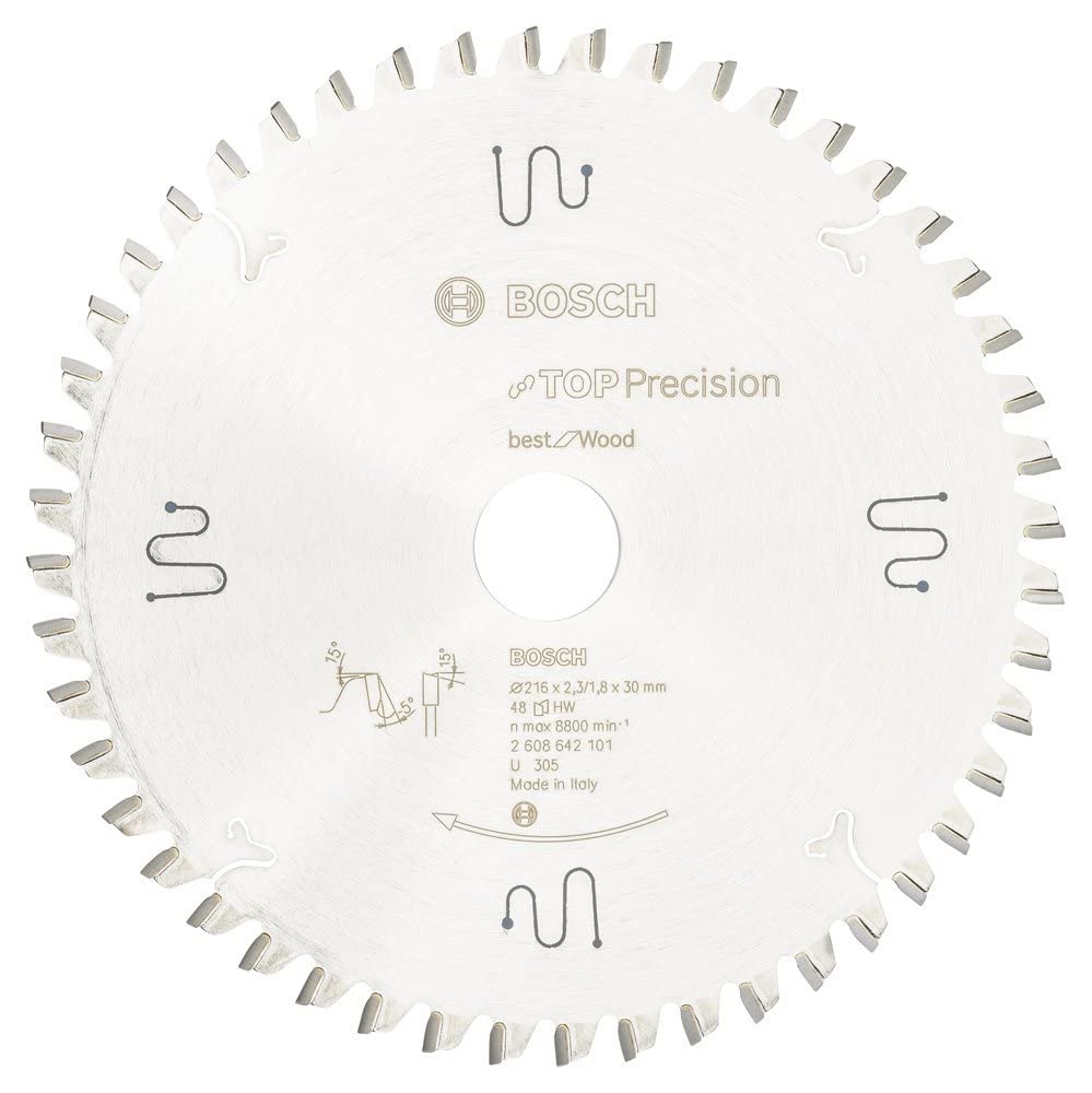 Bosch 2608642101 dairesel testere bıçağı Best for Wood 216 x 30 x 2,3 mm Z48WZ