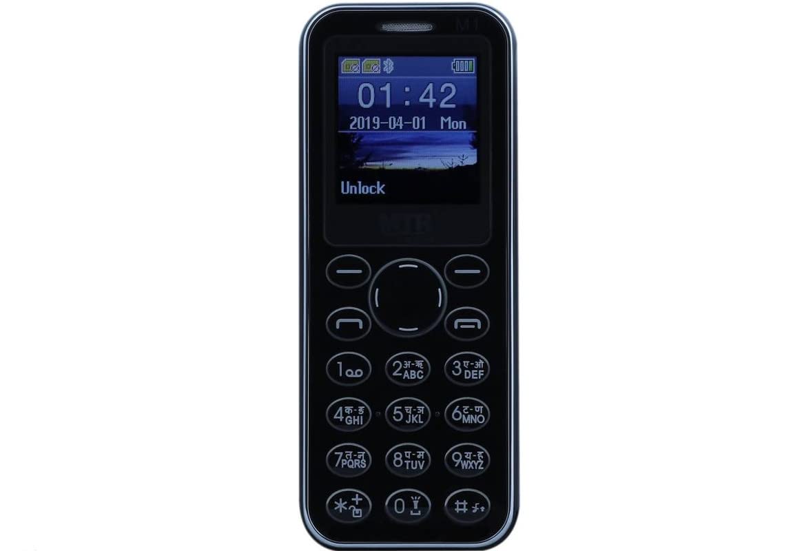 MTR M1 32 MB RAM |32 MB ROM Dual SIM, Full Multimedia, Bright Torch, Auto Call Record, Mobile 3.66 cm (1.44 inch) Display 0.03MP Rear Camera 1100 mAh Battery (Black)