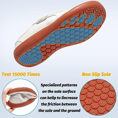 Image of HOBIBEAR Womens Mens Wide Minimalist Barefoot Sneakers Zero Drop Shoes Lightweight Comfortable