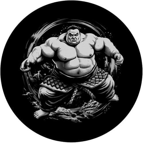 Miniatura 3 de Sumo Wrestler Japan Sumo Fighter Wrestling Japanese Vintage PopSockets Standard PopGrip