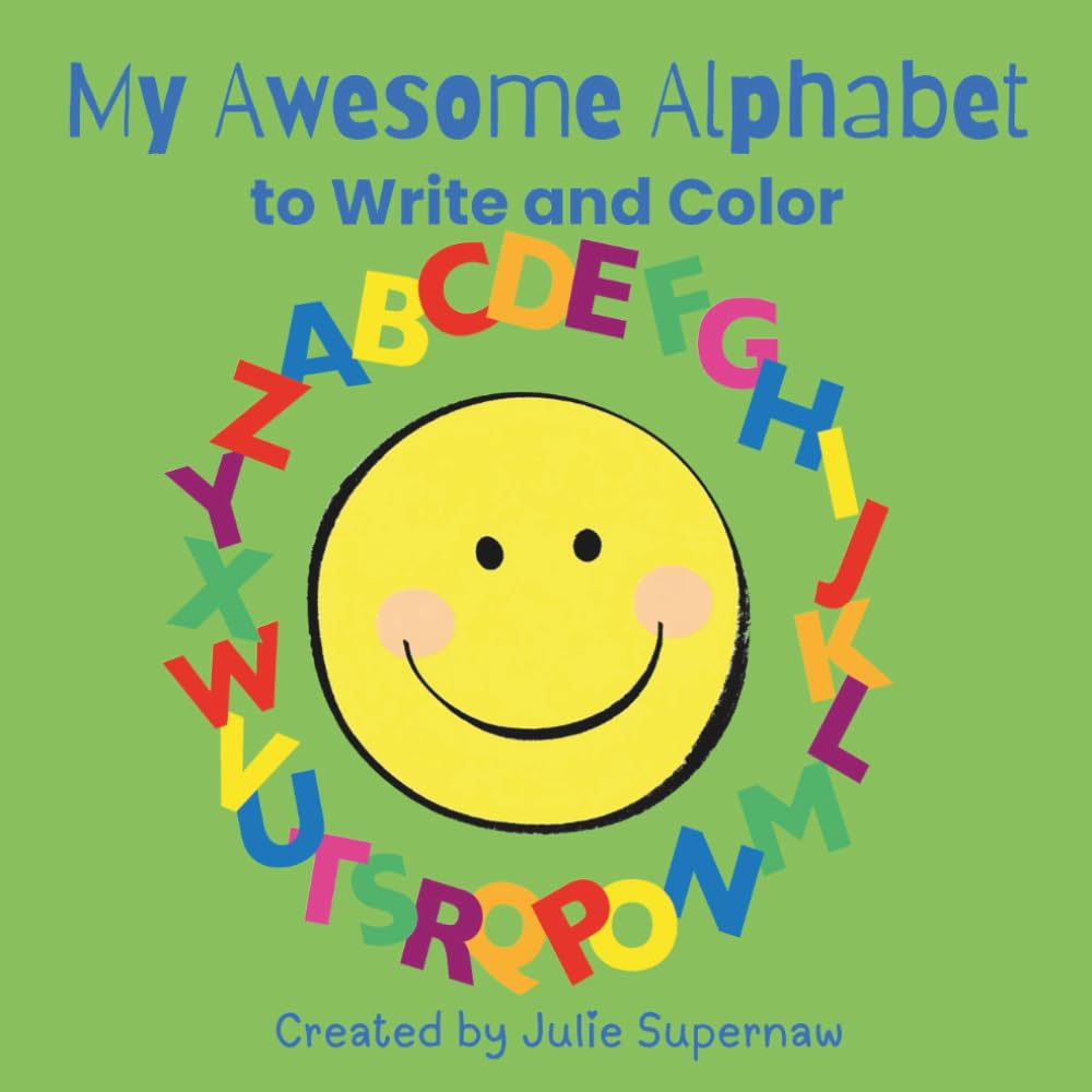 My Awesome Alphabet: To Write and Color (My Awesome Coloring Books)