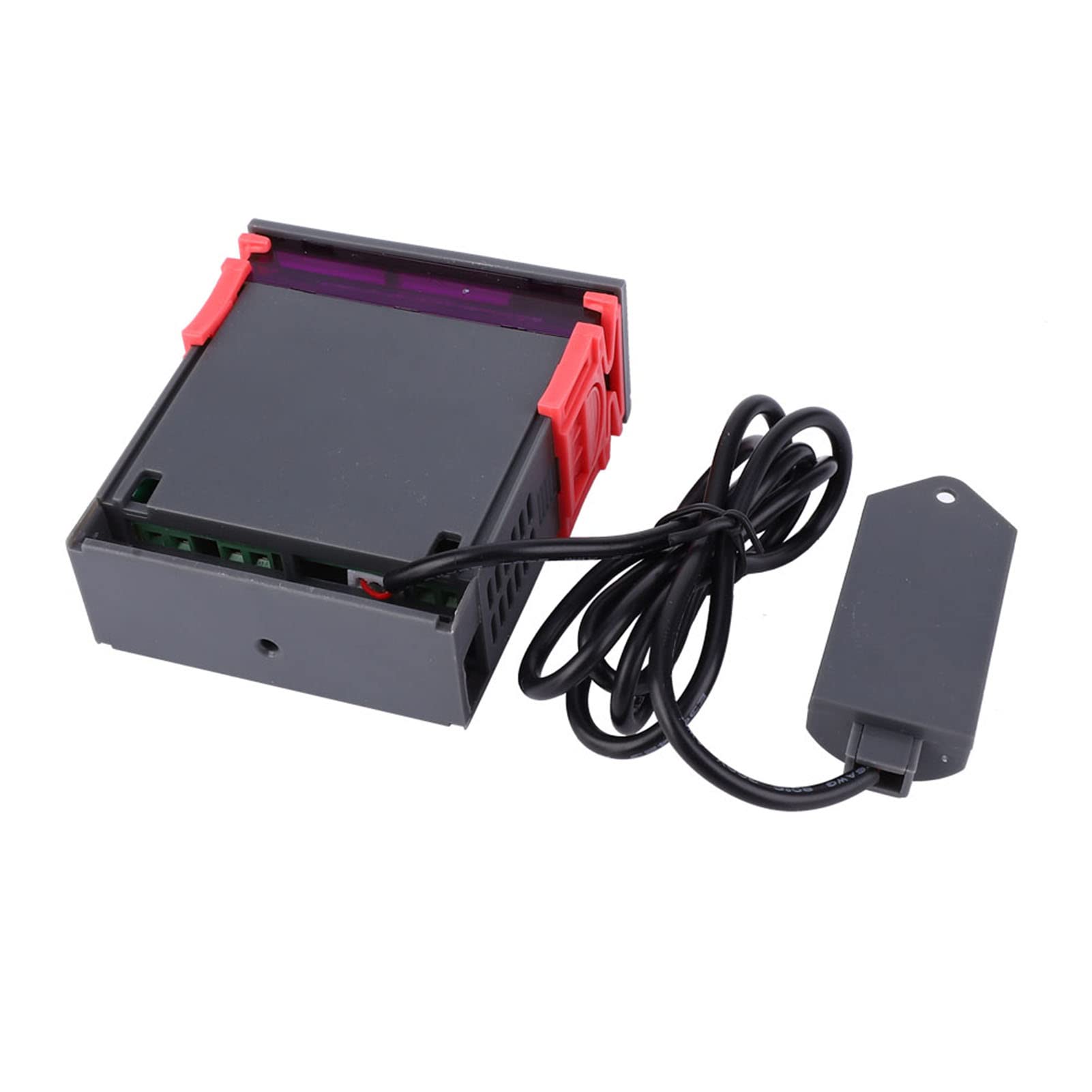 STC-3028 Control de Temperatura 12V/24V/110V /220V Pantalla Digital Controlador de Temperatura Y Humedad Medidor con Sensor Integrado(24V)
