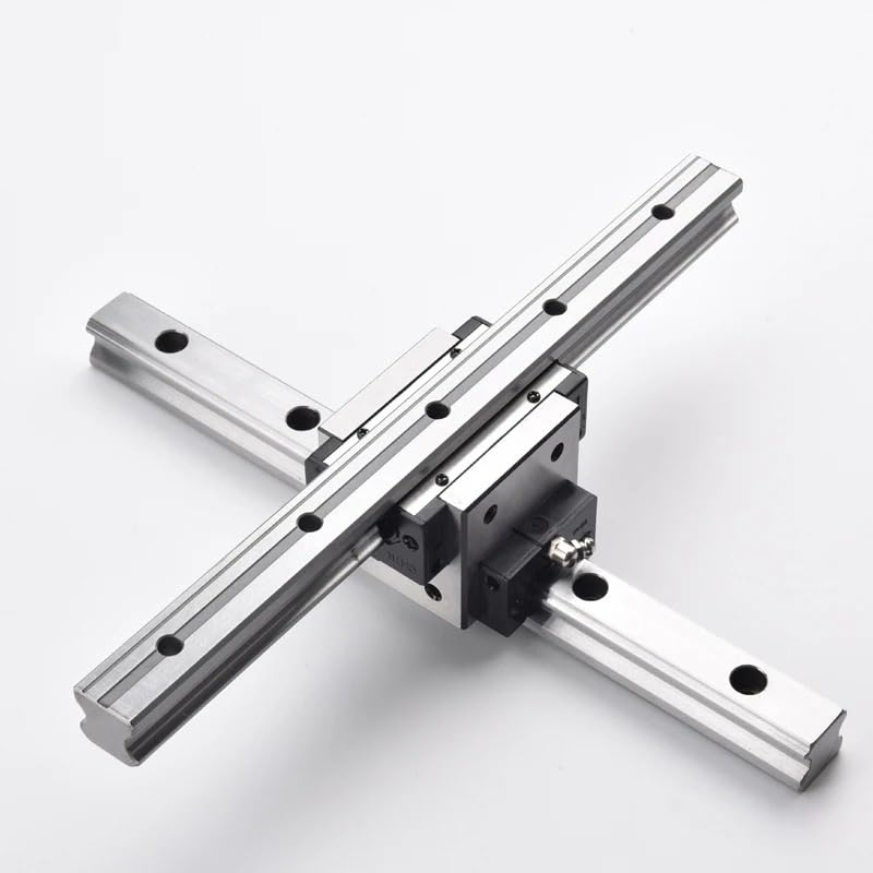 Części do drukarek 3D szyna liniowa zamek krzyżowy blok prowadnicy liniowej wózek 2 szyny liniowe + 1 zestaw bloków poprzecznych (2XRAIL i 1xHRC30,300 mm)