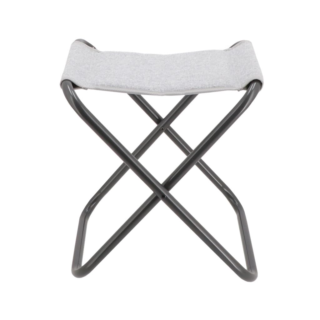 Tabouret Confort Gris Travellife Bloomingdale pliant camping caravane jardin